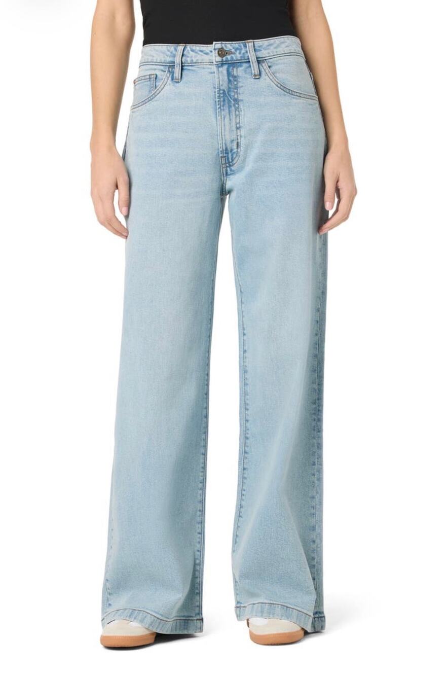 Hudson Jolene Whip Smart High Rise Wide Leg Jeans Size 28